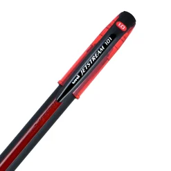 uni Jetstream 101 Ballpoint Pen, Medium Point, 1.0mm, Red Ink, Dozen (1768013)