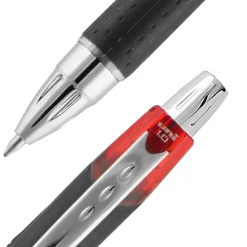 uni Jetstream RT Retractable Ballpoint Pen, Medium Point, 1.0mm, Red Ink, Dozen (73834)