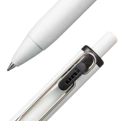 uni one Retractable Gel Pens, Medium Point, 0.7mm, Black Ink, Dozen (70362)