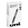 uni Power Tank RT Ballpoint Pens, Medium Point, 1.0mm, Black Ink, 12/Pack (42070)