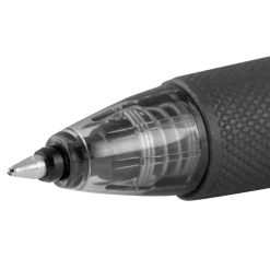uni Power Tank RT Ballpoint Pens, Medium Point, 1.0mm, Black Ink, 12/Pack (42070)