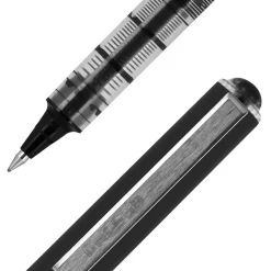 Uni Vision Rollerball Pen,Micro Point, Black Ink, Dozen (60106)