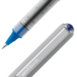 Uni Vision Rollerball Pen,Fine Point, Blue Ink, Dozen (60134)