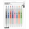 uniball 207 Fashion Retractable Gel Pens, Medium Point, 0.7mm, Assorted Ink, 8/Pack (1739929)
