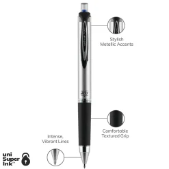 uniball 207 Impact Retractable Gel Pens, Bold Point, 1.0mm, Blue Ink (65871)