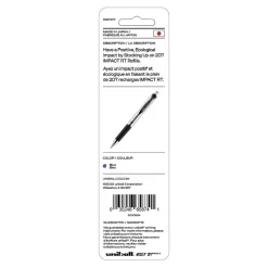 uni-ball 207 Impact RT Gel-Ink Pen Refill, Bold Tip, Blue Ink, 2/Pack (65874PP)