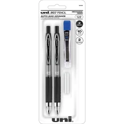 uni-ball 207 Mechanical Pencil, 0.7mm, #2 Medium Lead, 2/Pack (90181)