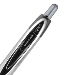 uniball 207 Needle Retractable Gel Pens, Medium Point, 0.7mm, Black Ink, 4/Pack (1738430)