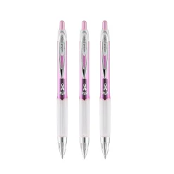 uniball 207 Pink Ribbon Retractable Gel Pens, Medium Point, 0.7mm, Black, 2/Pack (1745148)