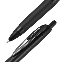uni-ball 207 Plus+ Retractable Gel Pens, Medium Point, 0.7mm, Black Ink, 4/Pack (70460)