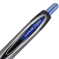 uniball 207 Retractable Gel Pens, Bold Point, 1.0mm, Blue Ink, Dozen (1790896)