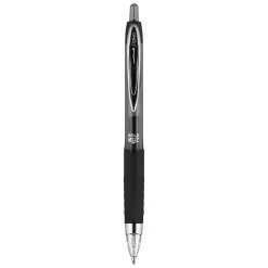 uniball 207 Retractable Gel Pens, Bold Point, 1.0mm, Black Ink, 12/Pack (1790895)