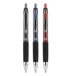 uniball 207 Retractable Gel Pens, Bold Point, 1.0mm, Black Ink, 12/Pack (1790895)