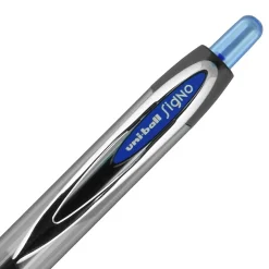 uniball 207 Retractable Gel Pens, Medium Point, 0.7mm, Blue Ink, 12/Pack (33951)