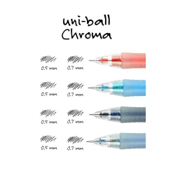 uni-ball Chroma Mechanical Pencil, 0.7mm, #2 Hard Lead, 2/Pack (90192)