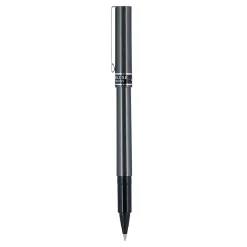 uni-ball Deluxe Rollerball Pens, Micro Point, Black Ink, 12/Pack (60025)