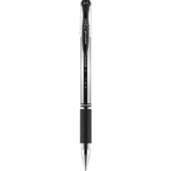 uniball Gel Grip Gel Pens, Medium Point, 0.7mm, Black Ink (65450)