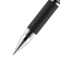 uni-ball Gel Grip Gel Pens, Medium Point, Black Ink, Dozen (65450)