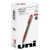 uniball Gel Grip Gel Pens, Medium Point, 0.7mm, Red Ink, 12/Pack (65452)