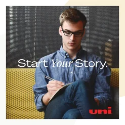 uni-ball Impact Gel-Ink Pen Refill, Bold Tip, Black Ink, 2/Pack (65808PP)