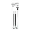 uni-ball Impact RT Gel-Ink Pen Refills, Bold Tip, Black Ink, 2/Pack (65873PP)