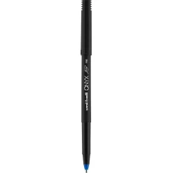 uniball Onyx Rollerball Pens, Fine Point, 0.7mm, Blue Ink, Dozen (60145)