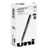 uniball Onyx Rollerball Pens, Micro Point, 0.5mm, Black Ink, Dozen (60040)