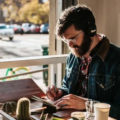 uniball Onyx Rollerball Pens, Micro Point, 0.5mm, Black Ink, Dozen (60040)