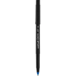 uniball Onyx Rollerball Pens, Fine Point, 0.7mm, Blue Ink, 72/Box (2013568)