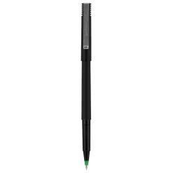uniball Roller Pen, Micro Point, 0.5mm, Green Ink, Dozen (60154)