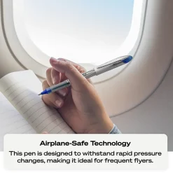 uni-ball Vision Elite Rollerball Pen, Bold Point, 0.8mm, Black Ink, 4/Pack (67180)