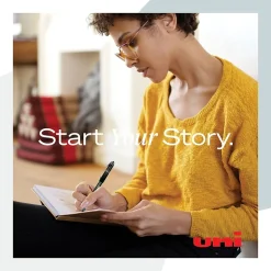 uni-ball Vision Elite Rollerball Pens, Micro Point, Assorted Colors Ink, 8 Pack (58092)