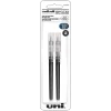 uni-ball Vision Elite Rollerball Pen Refill, Bold Point, Blue/Black Ink, 2 Pack (61234PP)