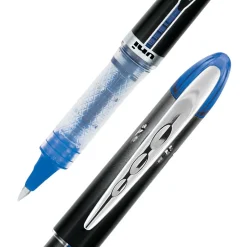 uniball Vision Elite Rollerball Pens, Micro Point, 0.5mm, Blue Ink (69021)