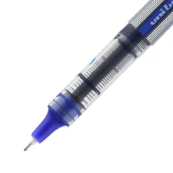 uniball Vision Needle Rollerball Pens, Fine Point, 0.7mm, Blue Ink, Dozen (1734904)