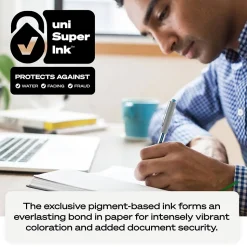 uni-ball Vision Needle Rollerball Pens, Fine Point, 0.7mm, Assorted Ink, 8/Pack (1734916)