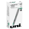 uni-ball Vision Roller Ball Pen, Fine Point, 0.7mm, Green Ink, 12/Pack (60386)