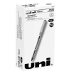 uni-ball Vision Rollerball Pens, Fine Point, 0.7mm, Black Ink, Dozen (60126)