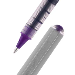 uni-ball Vision Rollerball Pens, Fine Point, Purple Ink, Dozen (SAN60382)