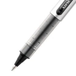 uniball Vision Rollerball Pens, Fine Point, 0.7mm, Black Ink (60126)