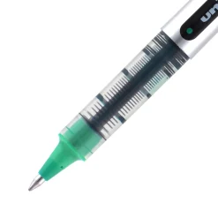 uniball Vision Rollerball Pens, Fine Point, 0.7mm, Green Ink (60386)