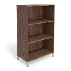 Union & Scale Essentials 3 Shelf 45"H Laminate Bookcase, Espresso (UN56977)