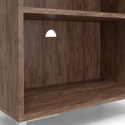 Union & Scale Essentials 3 Shelf 45"H Laminate Bookcase, Espresso (UN56977)