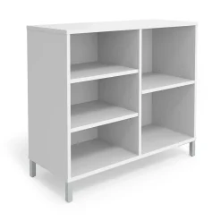 Union & Scale™ Essentials 5 Shelf 31"H Laminate Bookcase, White (UN56978)