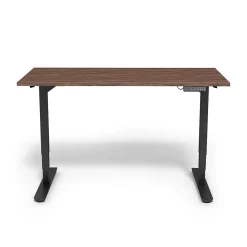 Union & Scale™ Essentials 55"W Electric Rectangular Adjustable Standing Desk, Espresso (UN56207)