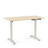 Union & Scale™ Essentials 48"W Electric Rectangular Adjustable Standing Desk, Natural (UN60415-CC)