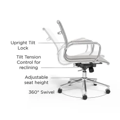 Union & Scale™ Everell Ergonomic Fabric Manager Chair, Heather Gray (53279)
