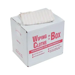 UNITED FACILITY SUPPLY Cotton Cleaning Cloths, 8.25", Assorted Colors, 4.5 lbs. (455-05/N205CW05)