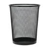 Universal, Steel Mesh Trash Can with no Lid, Black, 4.5 gal. (UNV20008)