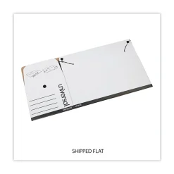 Universal Corrugated Boxes, Letter Size, White, 12/Carton (UNV75121)